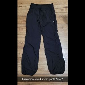 Lululemon Studio Pant *lined*